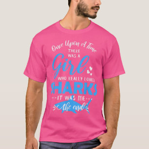 T-shirt Fille qui aime les requins Filles requin Cadeau re