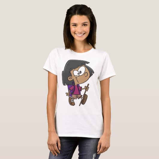 T-shirt Fille Randonnée (Devant entier)