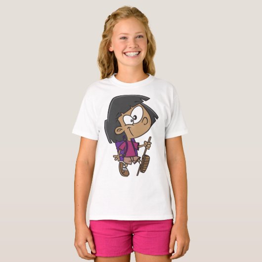 T-shirt Fille Randonnée (Devant entier)