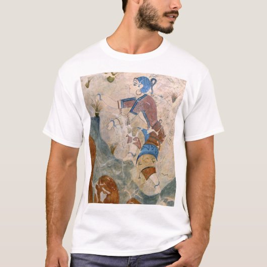 T-shirt Fille recueillant le safran (Devant)