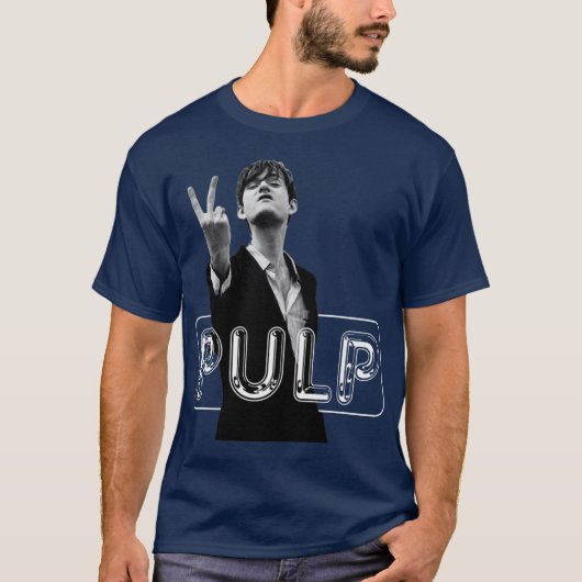 T-shirt fille rétro du groupe PULP (Devant)