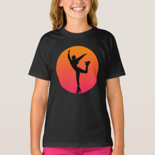 T-shirt Fille rétro vintage Skate