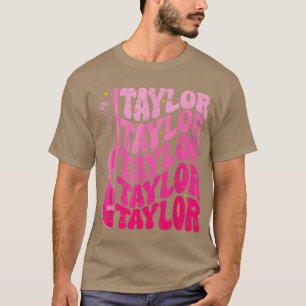 T-shirt Fille Retroaylor Prénom Personnalisé Anniversaire