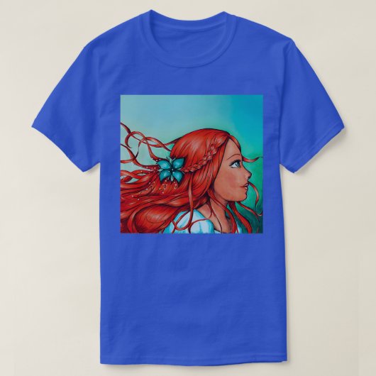 T-shirt Fille rêveuse (Design devant)