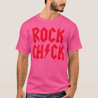 T-shirt Fille Rock Chick Hard Rock Musique Heavy Metal