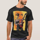 T-shirt fille rock Star (Devant)