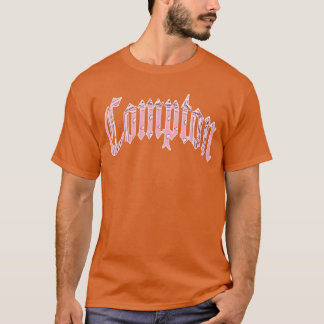 T-shirt Fille rose de Compton