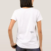 T-shirt fille rose Twirl octobre (Dos)