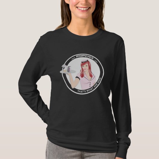 T-shirt Fille rousse de PopChiX (Devant)