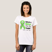 T-shirt Fille - ruban de lymphome (Devant entier)
