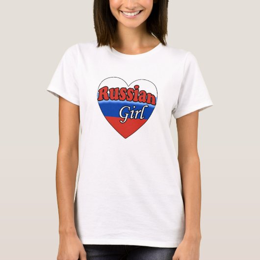T-shirt Fille russe (Devant)