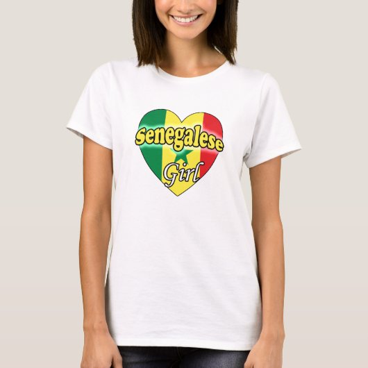 T-shirt Fille sénégalaise (Devant)
