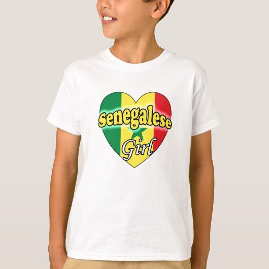 T-shirt Fille sénégalaise (Devant)