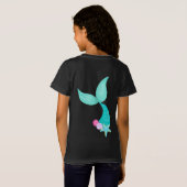T-Shirt Fille Sirène (Dos entier)