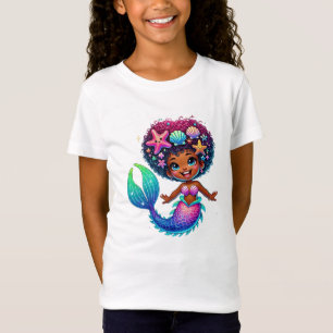 T-shirt fille sirène