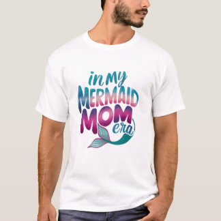 T-shirt Fille Sirène Maman Fête des Mères