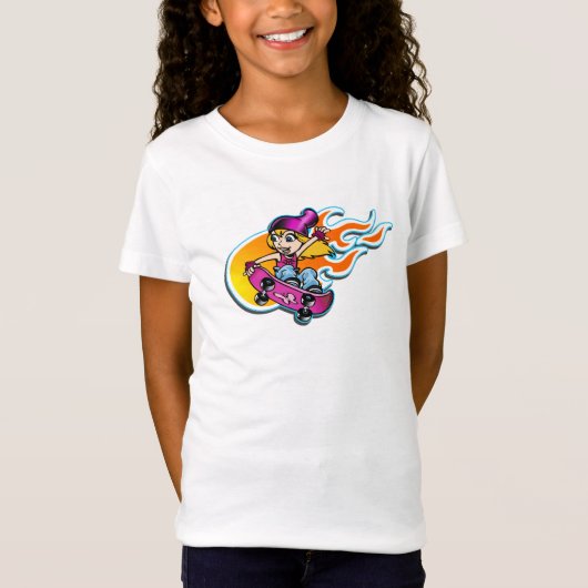 T-Shirt Fille Sk8 (Devant)