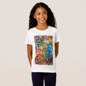 T-Shirt Fille Skateboard (Devant entier)