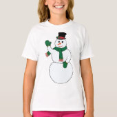 T-shirt fille Snowman (Devant)