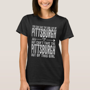 T-shirt Fille Sortie De Pittsburgh Pennsylvanie Maison De