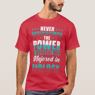 T-shirt Fille spécialisée en biologie