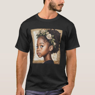 T-shirt Fille stoïcienne afro-américaine Stoïcisme pour le
