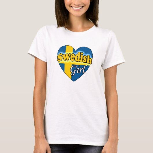 T-shirt Fille suédoise (Devant)