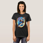 T-shirt fille sur l'étoile (Devant entier)