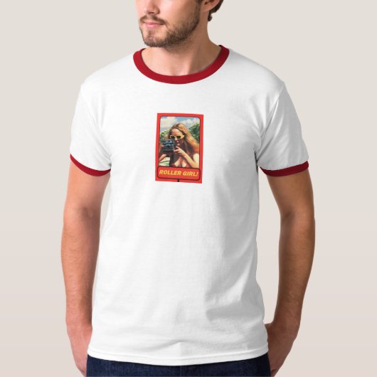 T-shirt Fille sur roulettes (Devant)