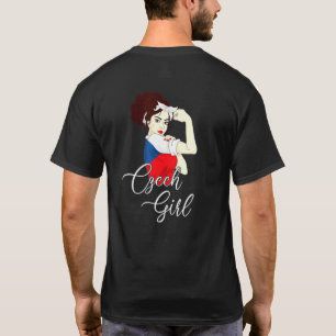 T-shirt Fille tchèque République tchèque