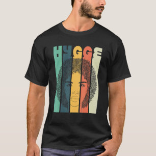 T-shirt Fille Tendance Hygge Mélanine Cheveux Afro Noirs N