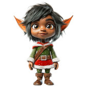 T-shirt Fille tranquille Noël Elf Drôle féminin