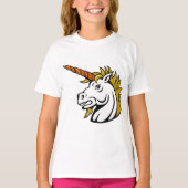 T-shirt fille Unicorn en colère (Devant)