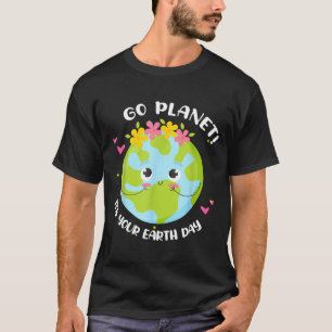 T-shirt Fille va planète C'est votre chemise de jour de la