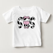 T-Shirt Fille Vache Soeur T-Shirt Enfant Anniversa (Devant)