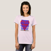 T-shirt Fille vers le bas du sud (Devant entier)