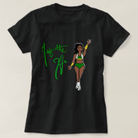 T-shirt fille vert Twirl couleur Tri