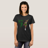 T-shirt fille vert Twirl couleur Tri (Devant entier)