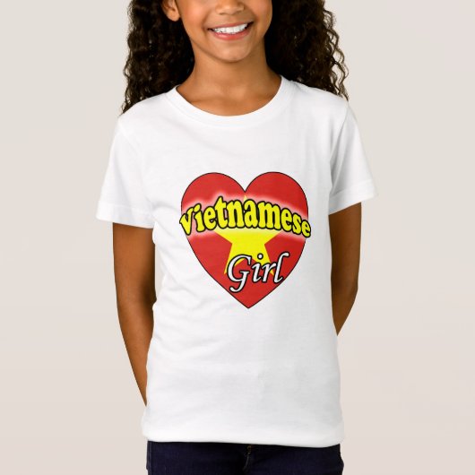 T-Shirt Fille vietnamienne (Devant)