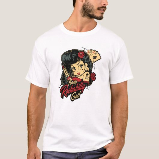 T-shirt fille vintage (Devant)