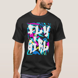 T-shirt Fille volante 80s 90s Retro Femmes filles 1