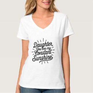 T-shirt Fille Vous êtes mon soleil constant