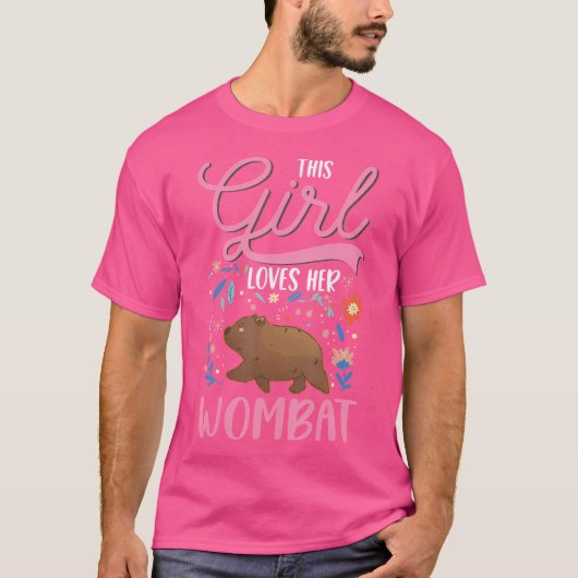 T-shirt Fille Wombat (Devant)