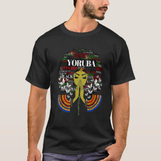 T-shirt Fille yoruba  Jolie fille nigériane du Nigeria