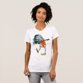 T-shirt Fille Zombie avec épée (Devant entier)