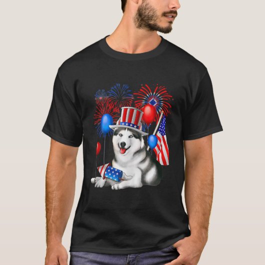 T-shirt Filles 4E Juillet Femme tenue d'été drapeau améric (Devant)