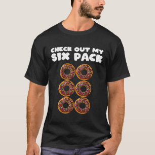 T-shirt Filles 6 Pack Chocolat Donut Abs Apparel Gym