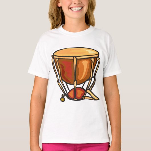 T-shirt Filles à tambour simple (Devant)