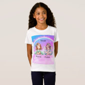 T-Shirt Filles amies (Devant entier)