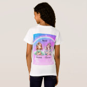 T-Shirt Filles amies (Dos entier)